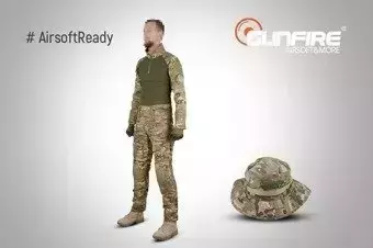 #AirsoftReady set - vojenská uniforma Combat Set + čepice