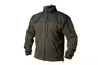 Bunda Classic Army Fleece - olivová/černá