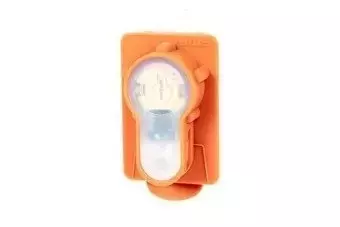 Elektronický popisovač Lightbuck Card Button - oranžový (světle oranžový)