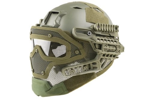 Helma replika FAST Gunner (BJ) - Olive Drab