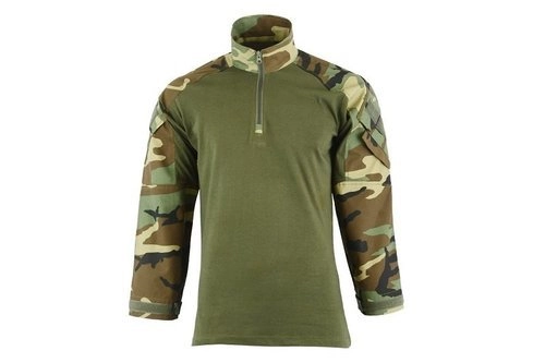 Hybridní taktická mikina Combat Shirt - woodland