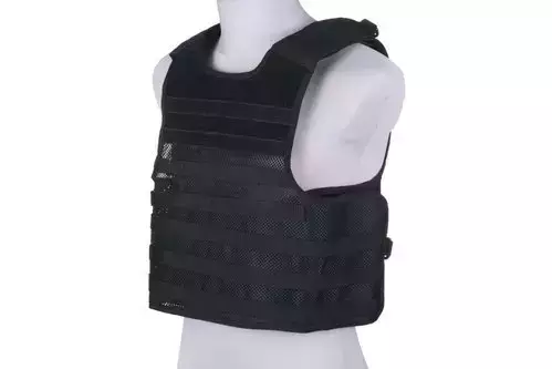 Lehká síťovina Plate carrier - černá