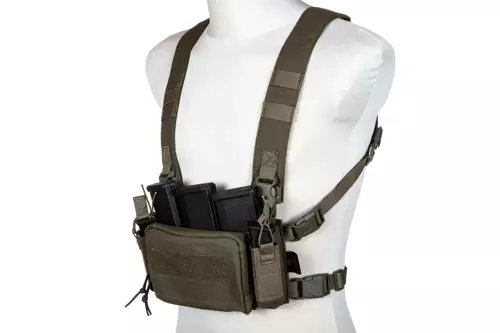 Mikro vesta Chest rig MPC - Ranger Green