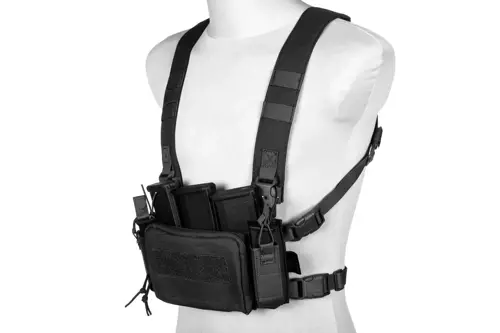 Mikro vesta Chest rig MPC - černá