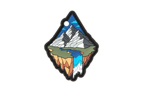 Nášivka Mountain Diamond 1 - šedá