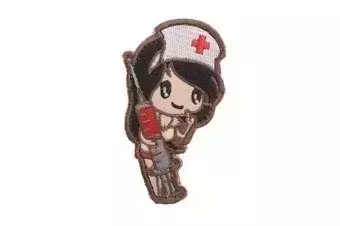 Nášivka Nurse Girl - utlumená