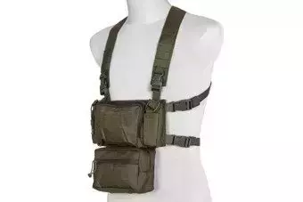 Rychlá vesta Chest rig II PLUS - olivově zelená