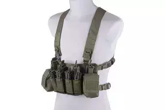 Rychlá vesta Chest rig - olivově zelená