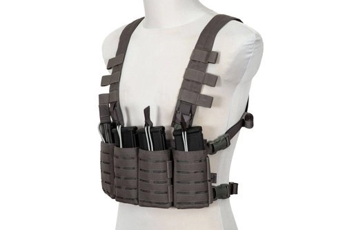 Taktická vesta Apache Chest rig - šedá