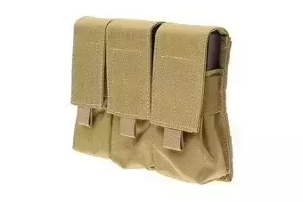 Trojité pouzdro LBT pro zásobníky M4/M16 - barva khaki