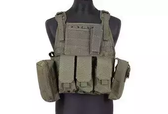 Vesta Plate carrier - olivově zelená