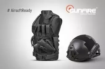 Set #AirsoftReady - vesta + helma FAST