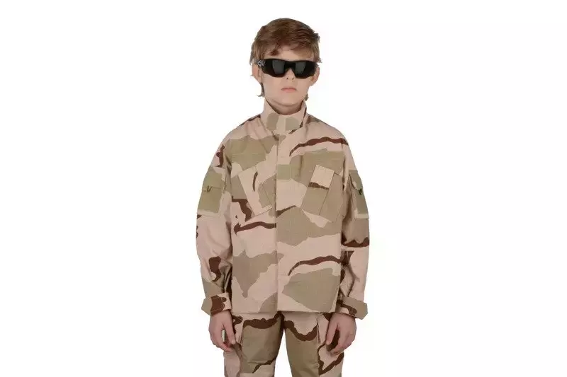 Dětská sada ACU vojenská uniforma- 3 barvy Desert