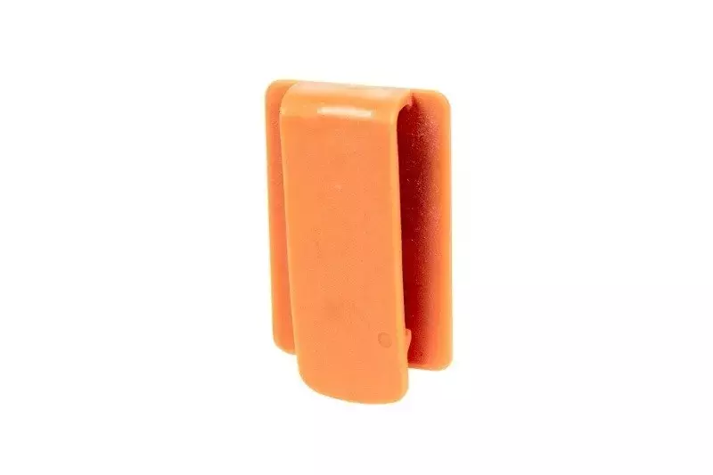 Elektronický popisovač Lightbuck Card Button - oranžový (růžové světlo)