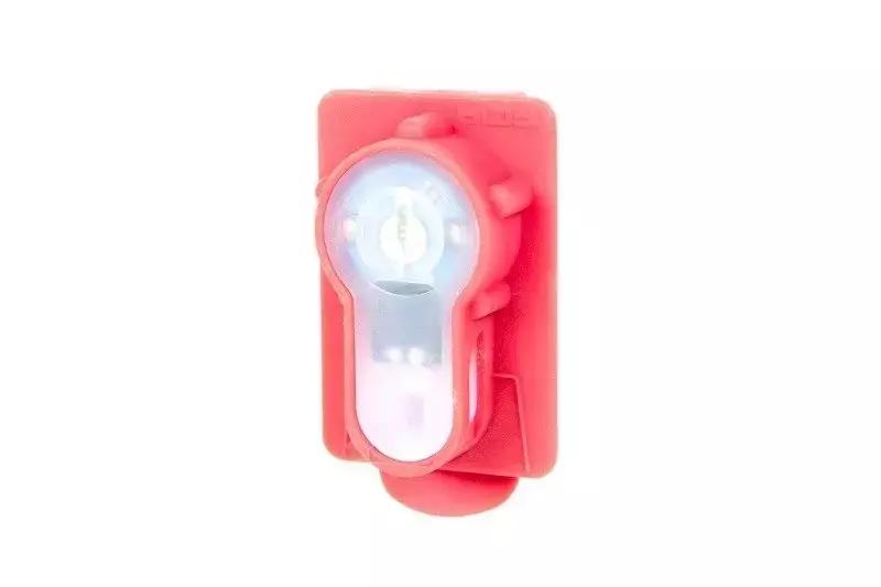 Elektronický popisovač Lightbuck Card Button - růžový (modré světlo)