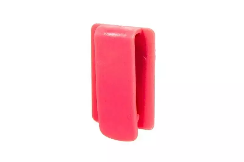 Elektronický popisovač Lightbuck Card Button - růžový (oranžové světlo)