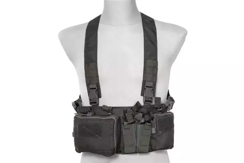 Lehká rychlá vesta Chest rig - Primal Grey