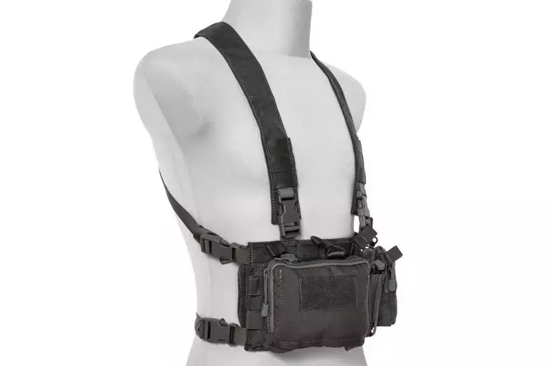 Lehká rychlá vesta Chest rig - Primal Grey