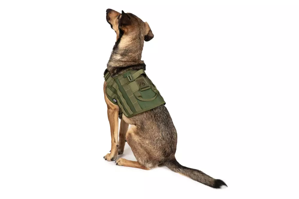 Lehká vesta pro psy - olivově zelená