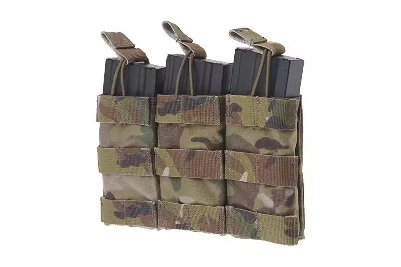 Otevřené trojité pouzdro pro zásobníky M4/M16 - Multicam