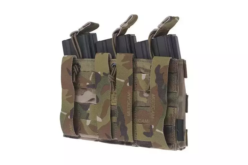 Otevřené trojité pouzdro pro zásobníky M4/M16 - Multicam