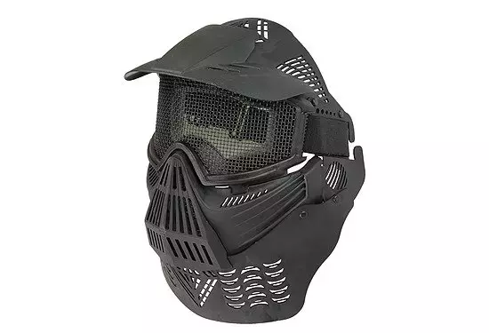 Plná maska Ultimate Tactical Guardian V2 - černá