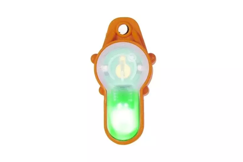 Přívěsný elektronický značkovač Lightbuck - oranžový (zelené světlo)