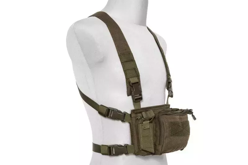 Rychlá vesta Chest rig II - olivově zelená