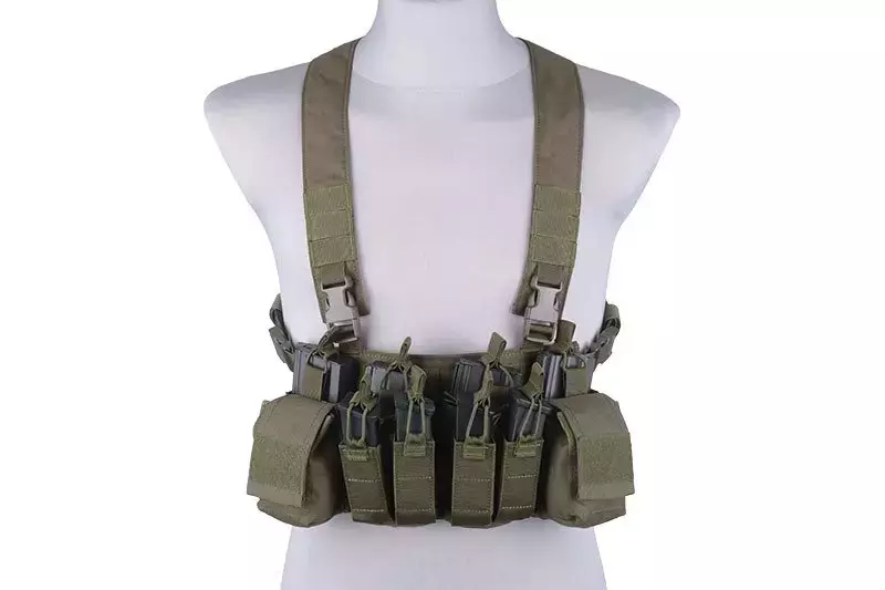 Rychlá vesta Chest rig - olivově zelená