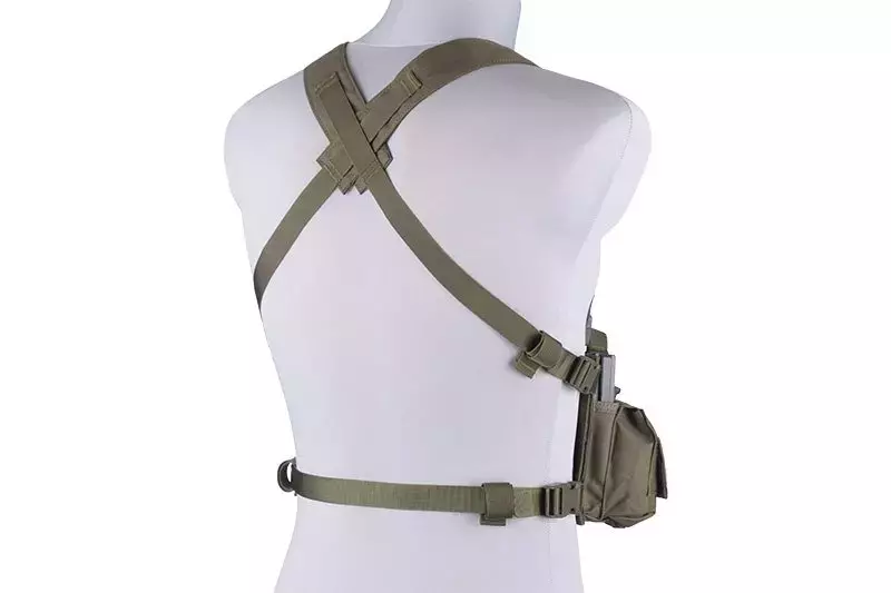 Rychlá vesta Chest rig - olivově zelená