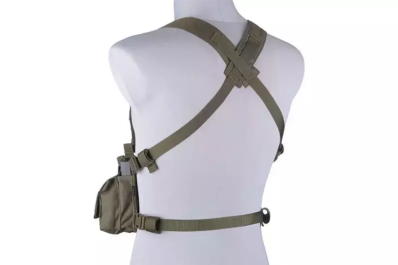 Rychlá vesta Chest rig - olivově zelená