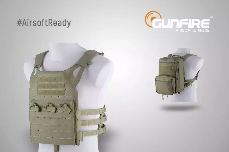 Set #AirsoftReady - vesta + batoh