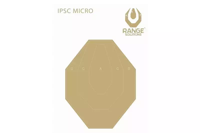 Střelecké štíty IPSC Micro - 50 ks.