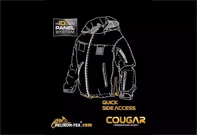 Taktická bunda Cougar Windblocker - zelená barva listů