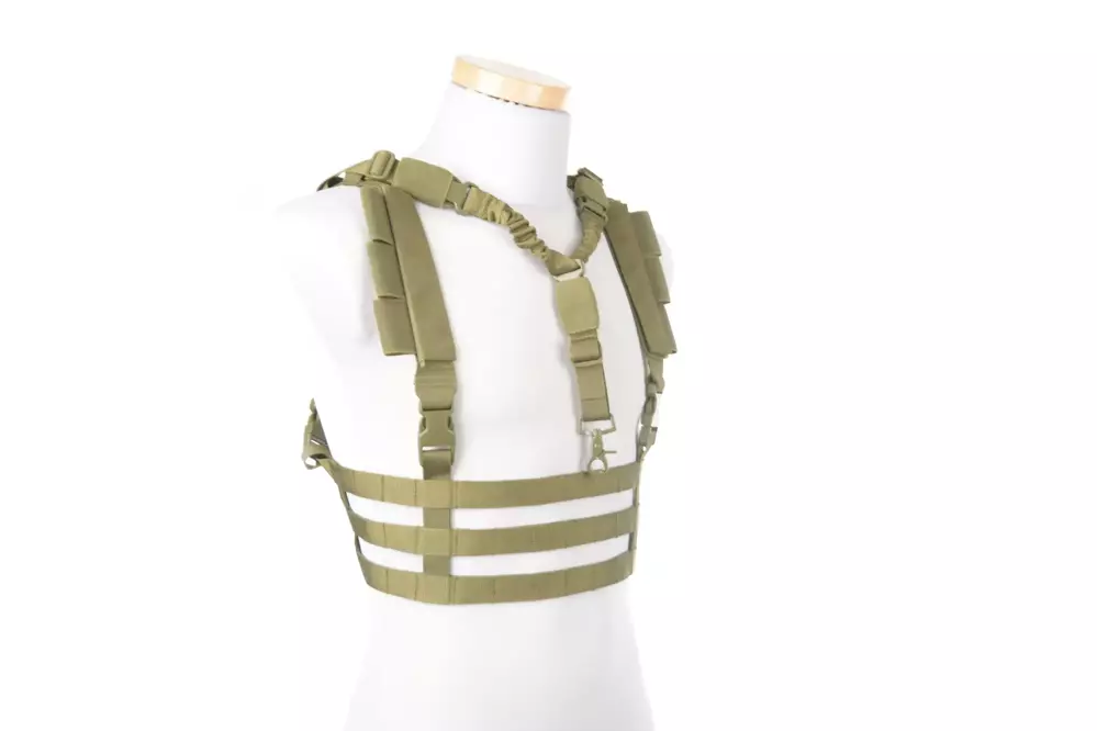 Taktická vesta Chest rig nízkoprofilový typ - Olive