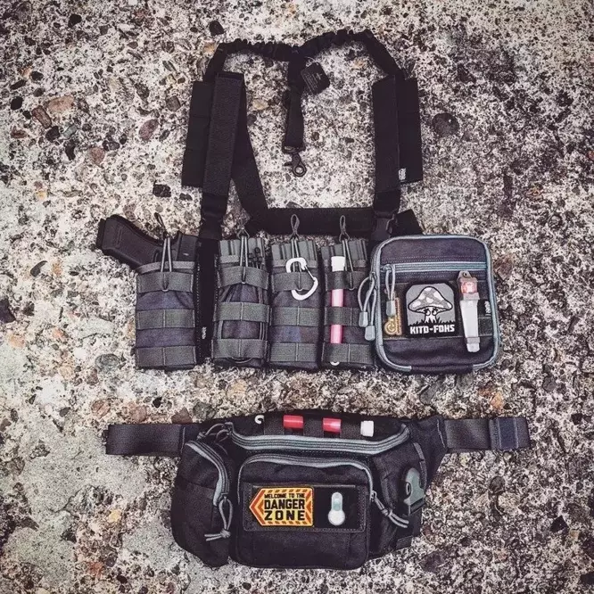 Taktická vesta Dynamic Chest rig - Primal Grey