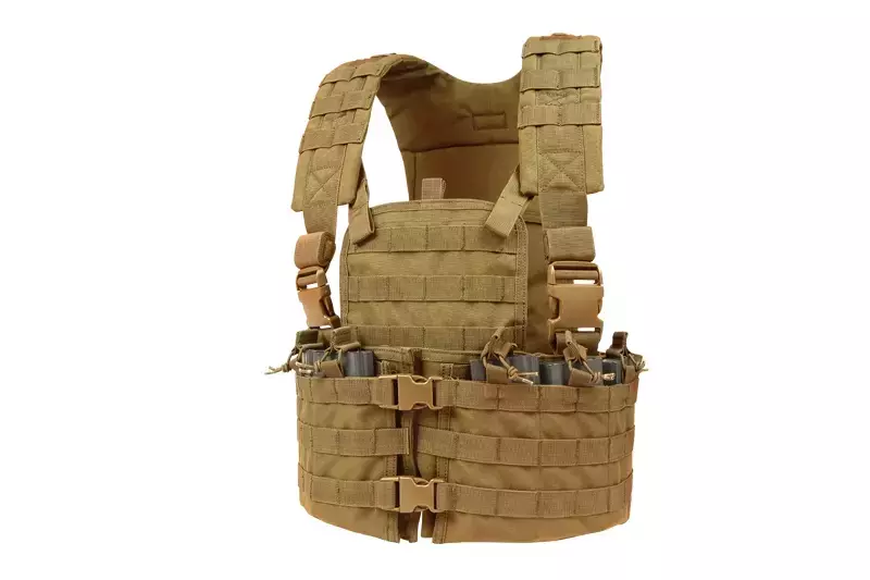 Taktická vesta typ Chest rig - kojotí hnědá