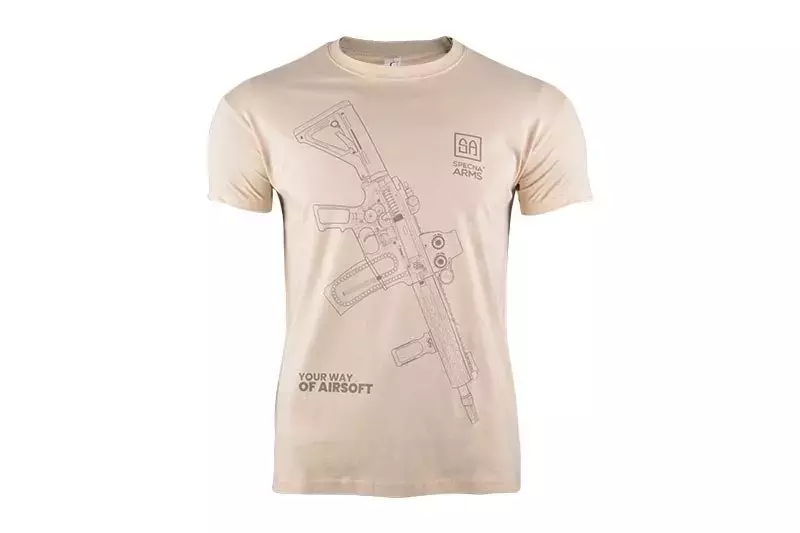 Tričko Specna Arms - Your Way Of Airsoft 01 - tan