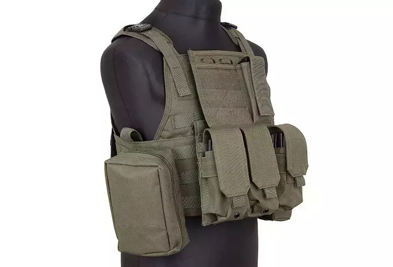 Vesta Plate carrier - olivově zelená