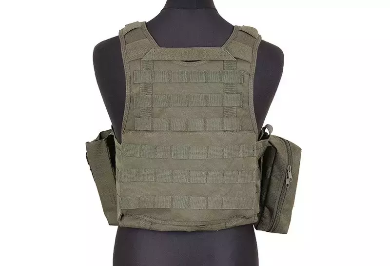 Vesta Plate carrier - olivově zelená