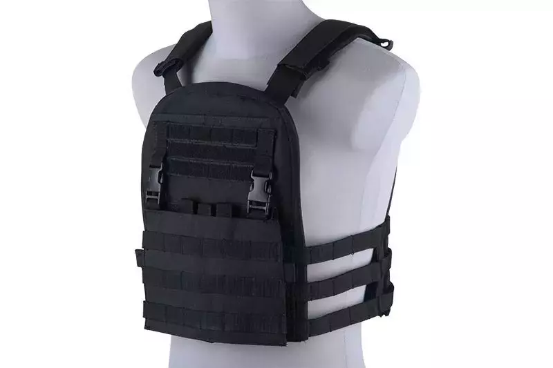 Vesta plate carrier s odnímatelným panelem - černá