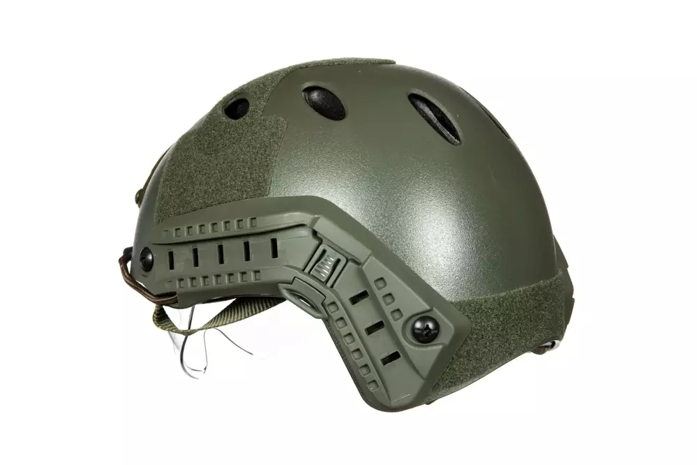 X-Shield PJ Helmet Replica With Goggles - Olive