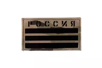 Nášivka IR ruská vlajka cordura - multicam