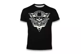 Tričko Skull Black