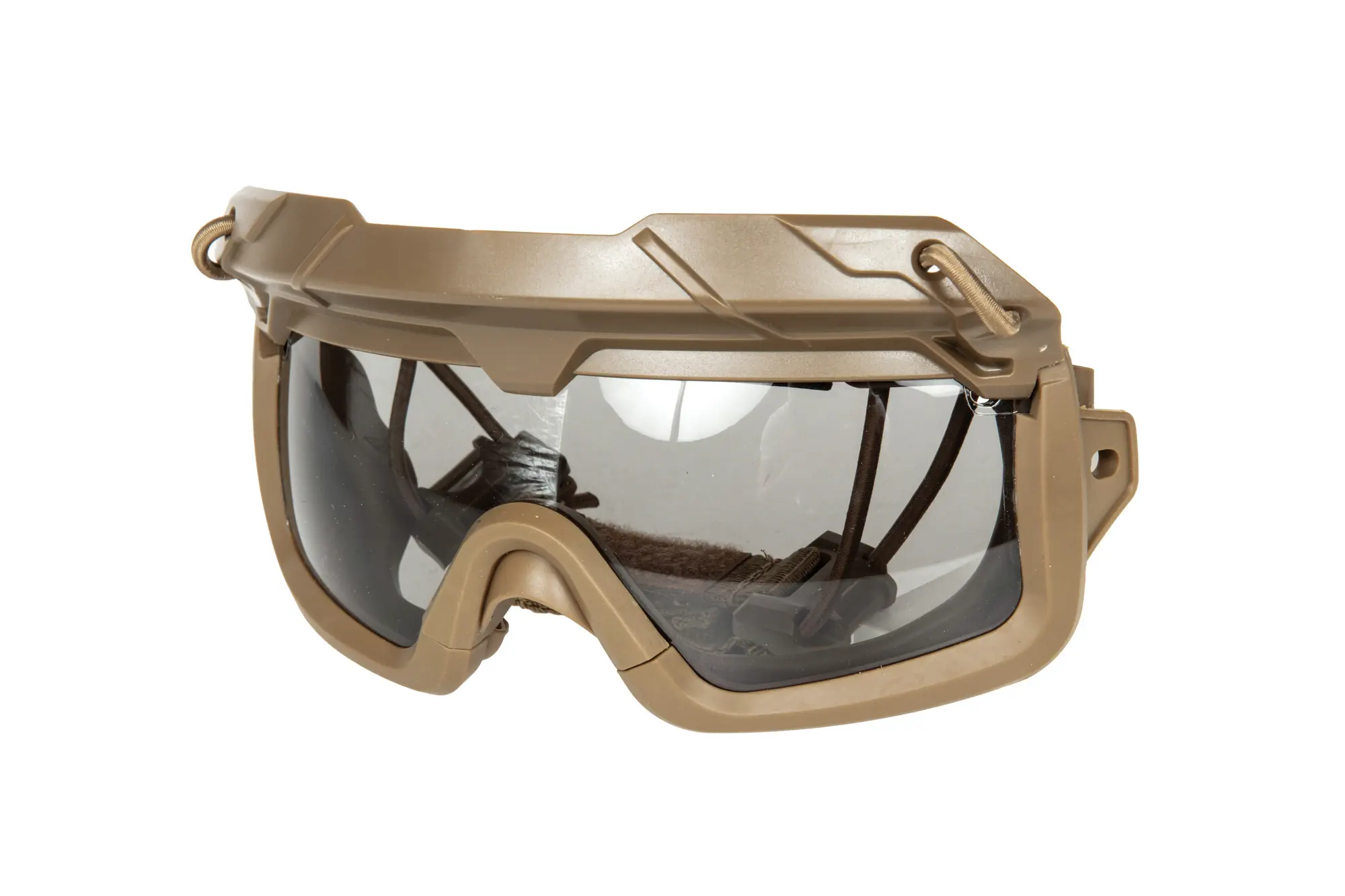 2in1 Tactical Goggles - Tan / Black