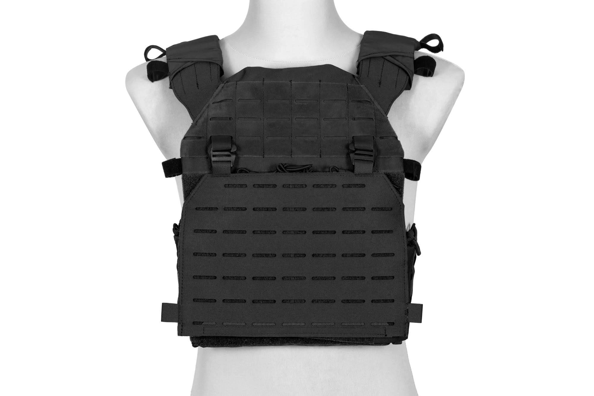 Advanced Laser-Cut Tactical Vest - Black