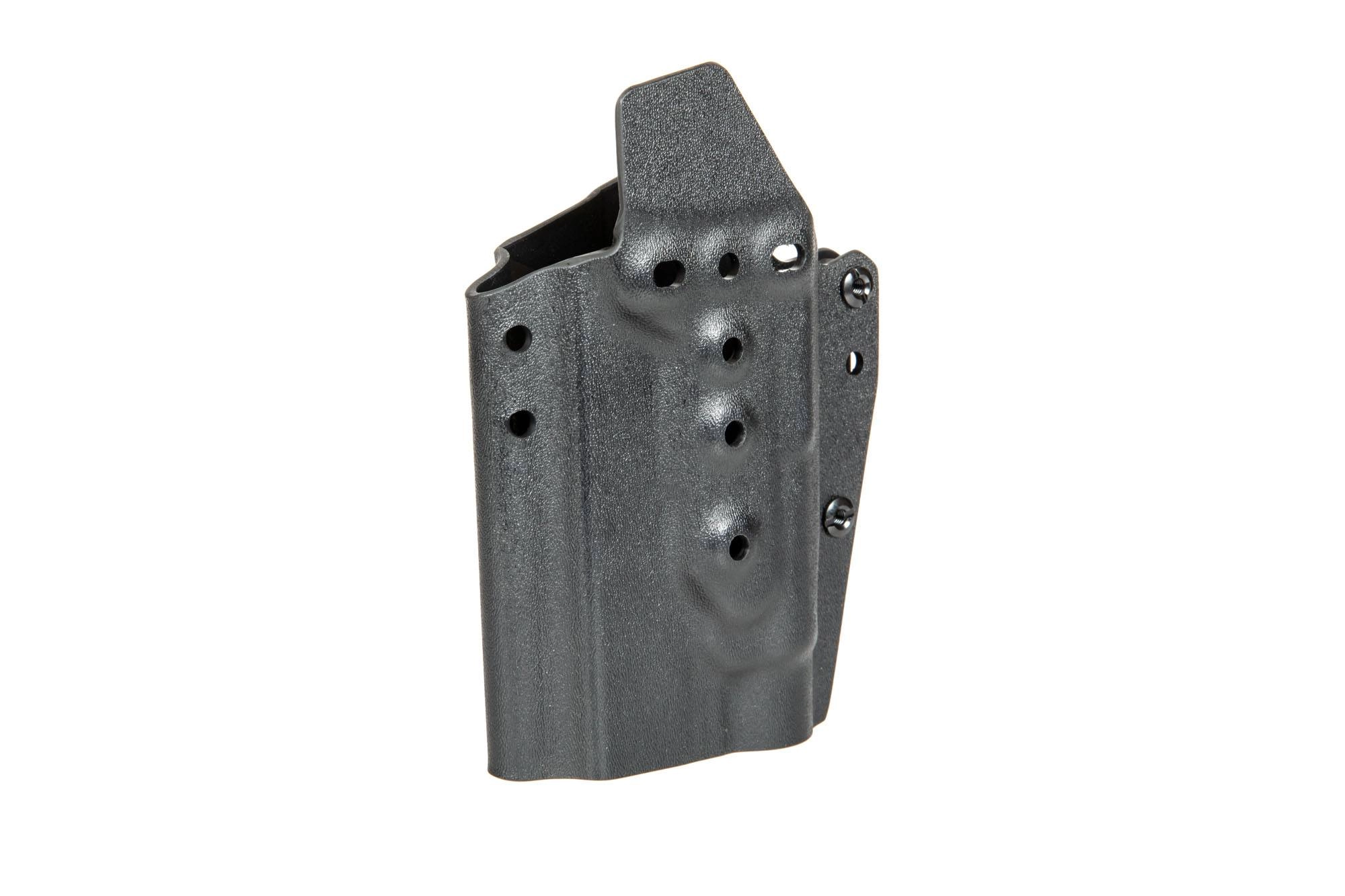 Kydex Holster for G17 replicas with TLR-1 Flashlight - Black