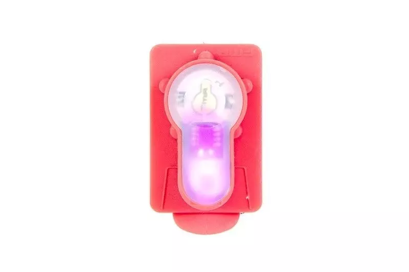 Lightbuck Card Button electronic marker - pink (pink light)