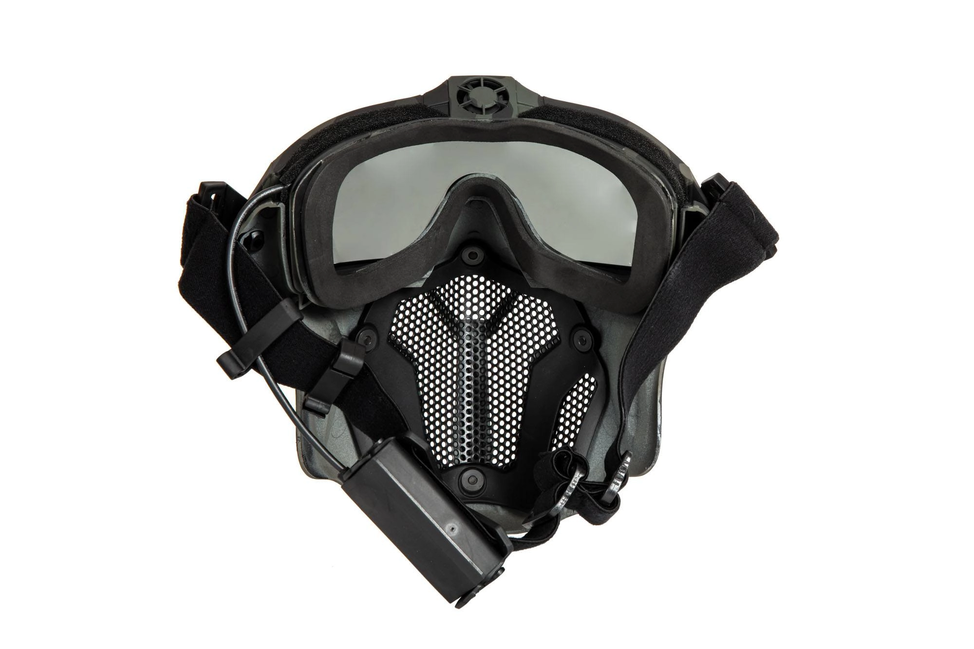 Mask with Goggles and Fan - MC Black