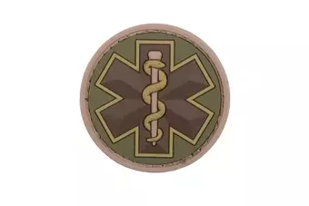 EMT Star PVC Badge - Multicam